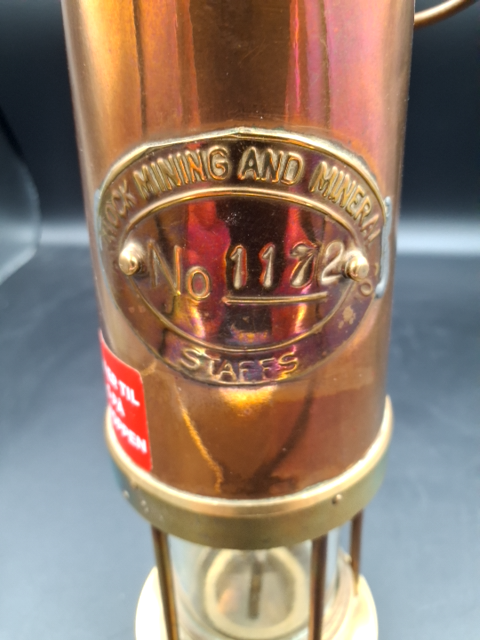 Cannock Mining and Mineral Lamp